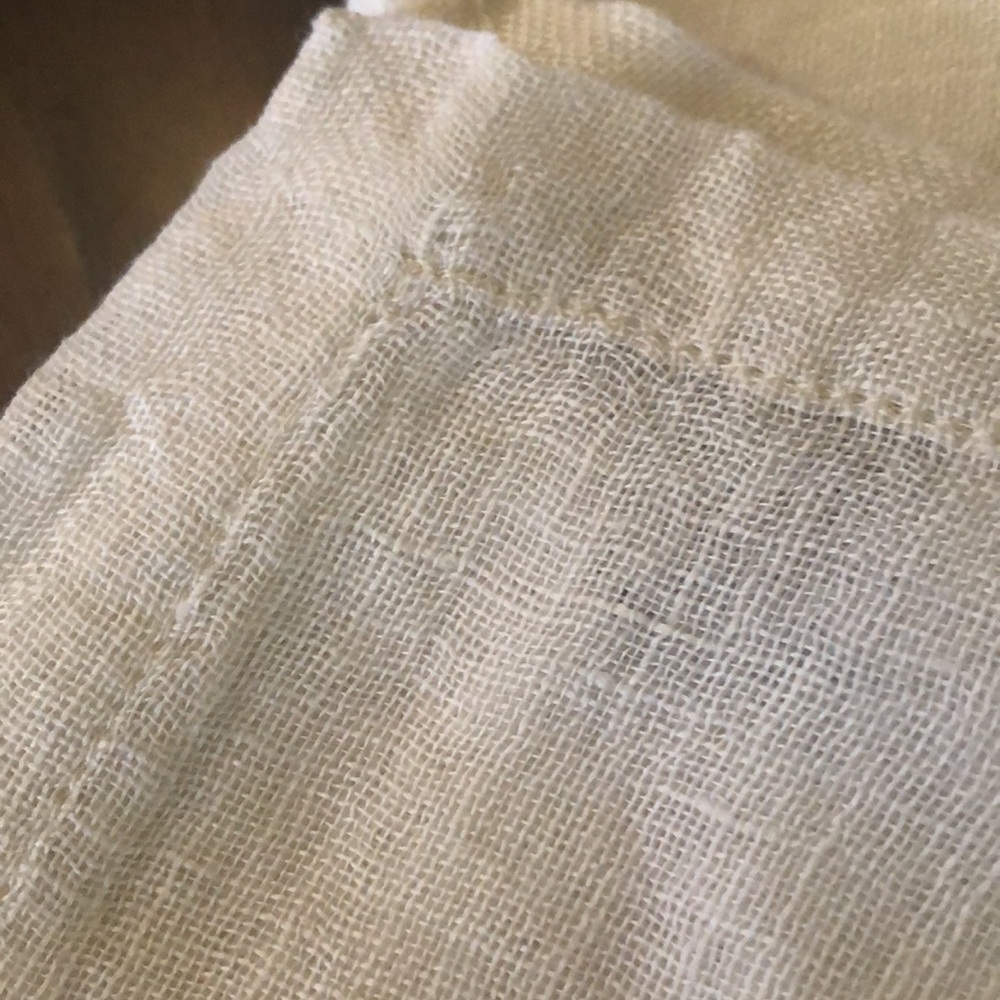 🕊️Kim Seybert Lightweight Jarden sheer woven linen napkins, set of four